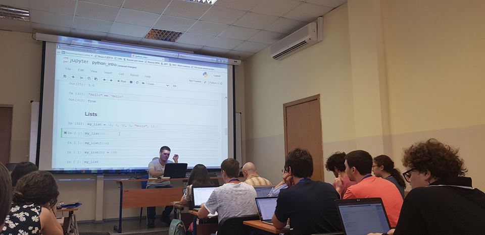 ANR-Lab hold the Ninth International Summer School "Applied Data Analysis with Python" (TMSA-2018)